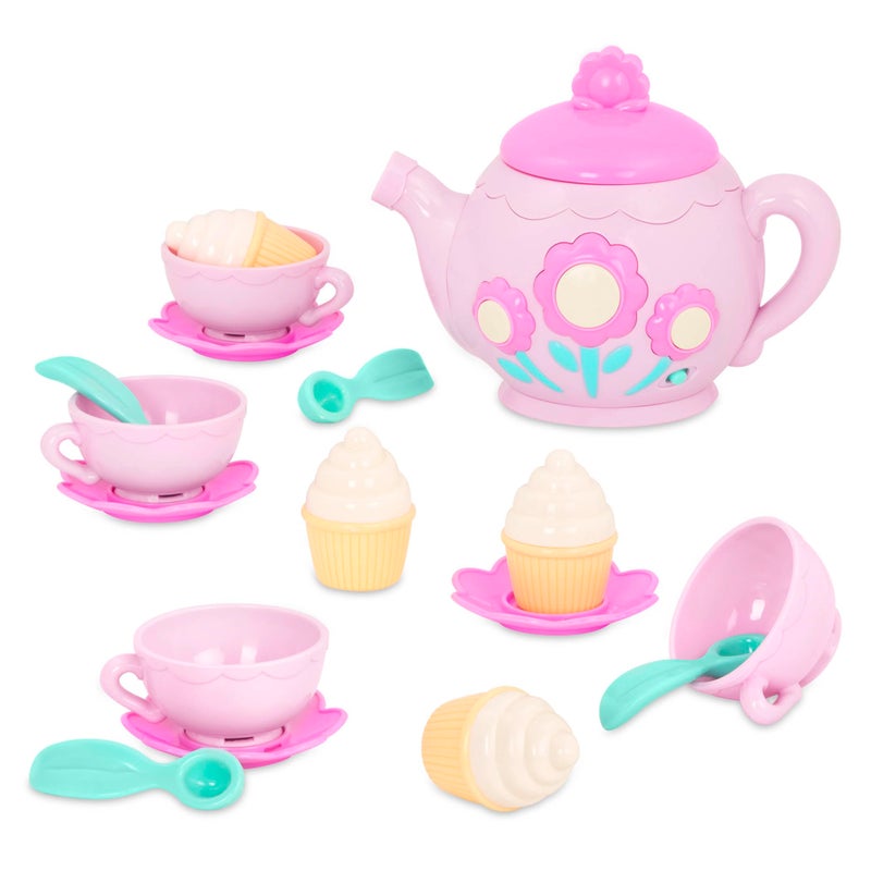 Battat â€“ Play Circle â€“ Singing Teapot â€“ Toy Food â€“ Pretend Play â€“ Kitchen Set â€“ 3+ Years(17 Pieces) - Image 1